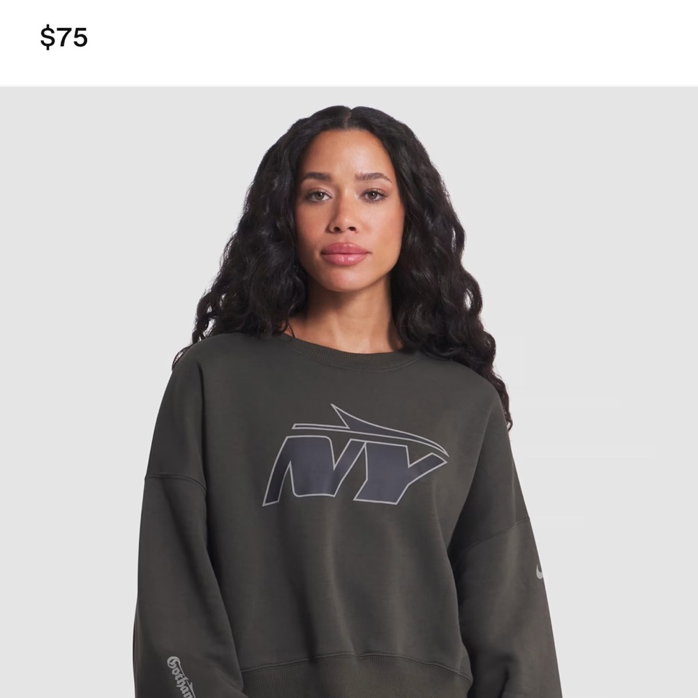 Women's Nike NFL Pullover Crew - New York Jets Rivalries Collection Oversized